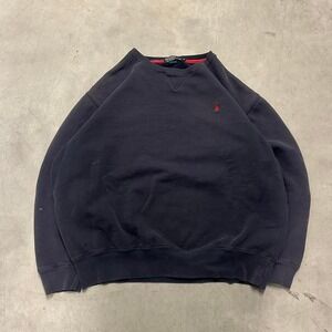 Vintage Polo Ralph‎ Lauren Navy Blue Crewneck